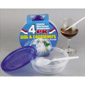 Round Plastic Take Away Microwavable Food Container 15oz